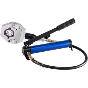 Kit Crimpatrice Manuale per Tubi AC FS 7842B con Valvola a Pistone Idraulico Separabile e Pompa in Alluminio - Strumento Manuale per Aria Condizionata - Product Image 1