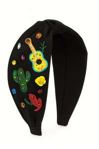 <b>Teacher</b> Day Special Handmade Embroidery Seed Beaded Hair Band For Parties Festive <b>Gifting</b> Decorative Headband Hair Accessories - Product Image 6