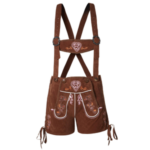 Conjunto de Lederhosen Tradicionales Bávaros para Mujer, con Logotipo Personalizado Bordado, Ecológicos, para Eventos de Oktoberfest - Product Image 6