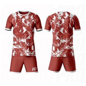 ชุดกีฬาฟุตบอลคุณภาพสูง ซีรีส์ทีมฟุตบอล ดีไซน์ใหม่ รับผลิตตามแบบ OEM เสื้อยูนิเซ็กซ์ พิมพ์ลาย ระบายอากาศได้ดี ผลิตจากโพลีเอสเตอร์ - Product Image 6