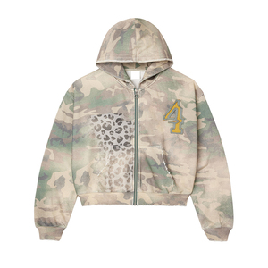 Premium Oversized <b>Cropped</b> <b>Zip</b> <b>Up</b> Hoodie Heavyweight Washed Fleece Streetwear Vintage Unisex Hooded Sweatshirt - Product Image 6