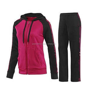 Ensemble de survêtement pour hommes en polaire de haute qualité pour l'automne élégant vert SW veste à glissière avec impression Sports d'hiver à capuche Jogging survêtement - Product Image 5