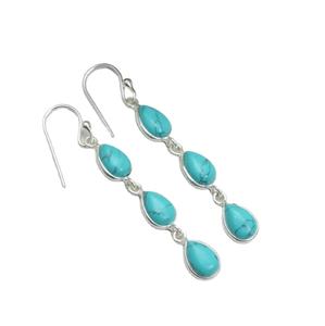 Vente en gros de boucles d'oreilles en pierre de cristal naturel, quartz, gravier, bijoux faits main en pierres précieuses pour la mode féminine - Product Image 3