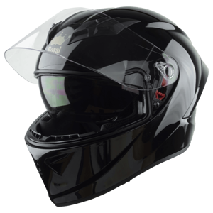 Casque intégral ROYAL/ROC M266-2K avec visière double ABS graphique, mousse EPS, homologué DOT, fermeture rapide, neuf, tailles L/XL, intérieur entièrement amovible - Product Image 3