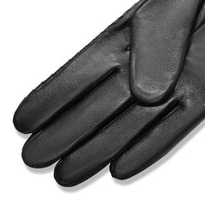 Elegant Leather <b>Gloves</b> for Women Winter Warm <b>Touchscreen</b> Eco-Friendly Wrist Length Cashmere Lining Travel Outdoor Use - Product Image 6