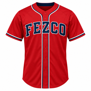 Maillot de baseball respirant pour homme, grande taille, imprimé, faible MOQ, léger, pour tenue d'équipe en gros - Product Image 2