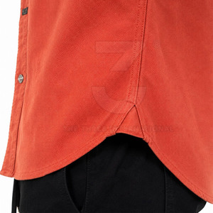 Factory Direct Sale High Quality Eco-Friendly Cotton Customizable Refined Casual <b>Men</b> <b>Jeans</b> <b>Shirts</b> Spring Quick Dry Breathable - Product Image 5