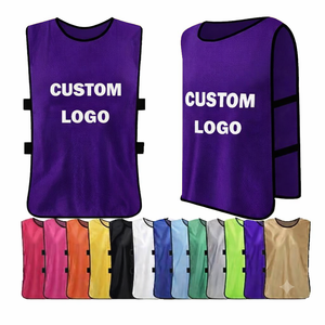 Purple Custom polyester Soccer <b>Training</b> <b>Bib</b> Vest Breathable Football Practice Team coaching Scrimmage Sports <b>Training</b> <b>bibs</b> - Product Image 1