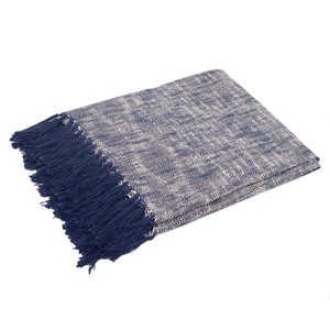 New Latest Design 100% Cotton Throw <b>Blanket</b> Eco Friendly Custom Cotton Throw With Fringes Design for Sofa. - Product Image 6