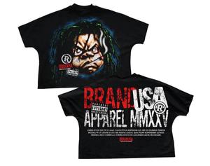 Camiseta Negra de Talla Grande para Hombre, Corte Regular, Manga Corta, Algodón Satinado, Transpirable, Sólida, Otoño, Casual, Hip Hop - Product Image 4