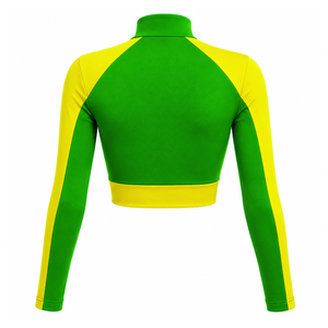 Conjunto Deportivo Color Block para Mujer Chi Eta Phi, Top Corto con Cuello Alto, Pantalones Holgados con Cordón, Ropa Deportiva para Hermandades - Product Image 3