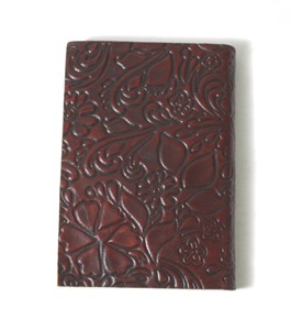 Custom Business A6 Leather Journal Real Leather Cover <b>Notebook</b> Crazy Horse Travel Embossed Genuine Leather Journal Cover - Product Image 3