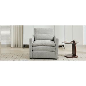 Poltrona Imbottita Accogliente da 81 cm, Divano Cloud Oversize e Confortevole con Doppio Cuscino, Divano Singolo con Cuscino Morbido per Soggiorno - Product Image 4