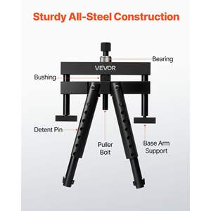 Estrattore Universale per Canne Cilindro per Motori Diesel Mack Cummins Cat, Strumento per Rimozione Canne Umide per Alesaggio 3-7/8-6-1/4 - Product Image 6
