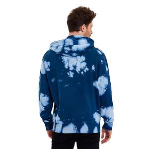 Sweat-shirt à capuche unisexe en molleton de coton surdimensionné, coupe ample, tie-dye, streetwear, personnalisable avec logo, vente en gros - Product Image 6