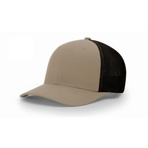 หมวกแก๊ปตาข่ายสีดำ Khaki ยี่ห้อ WARPRO INDUSTRY แบบ 6/7 แผง ปรับขนาดได้ เหมาะสำหรับทุกเพศ สวมใส่สบาย ระบายอากาศได้ดี กันน้ำ ตกแต่งด้วยมุก เหมาะสำหรับกิจกรรมกลางแจ้ง - Product Image 3