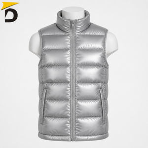 Chaleco Acolchado para Hombre, Impermeable, Cortavientos, Ecológico, Ligero, Aislante, Cómodo, Ideal para Viajes de Invierno y Actividades al Aire Libre - Product Image 1