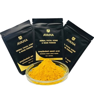 Masque en poudre exfoliant à base de plantes biologiques Avana, peau grasse, anti-rides, éclaircissant, soin du corps, du visage et du cou, format voyage - Product Image 5