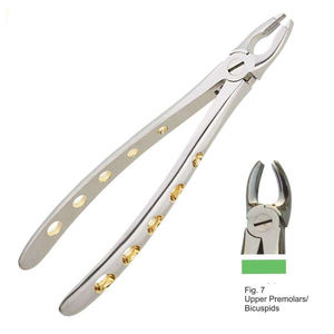 Instrumentos de Laboratorio Dental de Ortodoncia, Pinzas de Acero Inoxidable para Extracción Manual de Premolares Superiores, Venta al por Mayor, Shuja Surgico - Product Image 2