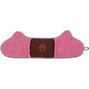 Bryer 2-in-1 Microfiber Pet Grooming <b>Towel</b> and Brush <b>Hand</b>-Inserted for Easier Use - Product Image 6