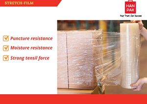 Cast <b>Stretch</b> Film <b>Machine</b> Roll Poly Packaging Pallet Wrapping Food Grade High Stretchable Embossing Moisture Proof Vietnam - Product Image 6