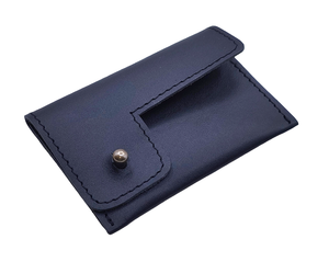 Luxury Genuine Leather Vintage Pop-Up <b>Cardholder</b> Button Closure Polyester Lining Portable Automatic <b>Bank</b> Case Wallet for - Product Image 6
