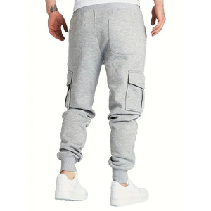 Pantalones Deportivos Personalizados para Hombre, de Algodón y Felpa, con Cordón Ajustable, Transpirables, para Invierno, con Logotipo OEM Impreso - Product Image 2
