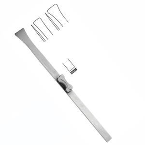 Ciseau d'ostéotomie chirurgical actif Rubin avec stabilisateur, instrument chirurgical manuel pour ostéotomie, pour la coupe osseuse ORL, CE - Product Image 6