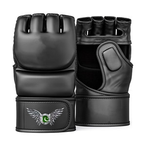Professional Leather MMA Gloves-Lightweight Non-Slip & Waterproof for Striking <b>Ground</b> Training Fitness & Martial Arts - Product Image 1
