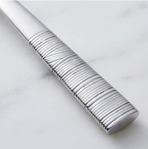 Juego de Cubiertos de Acero Inoxidable con Acabado Espejo, Diseño Minimalista, Aptos para Lavavajillas, Utensilios para Comer en Bodas - Product Image 3