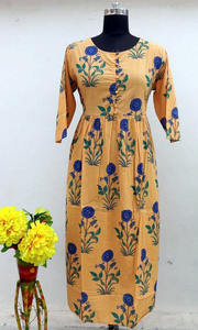 Vestido Formal de Verano con Estampado Floral, 100% Algodón, Diseño Kyra Midi, Cierre con Cordones, Transpirable y Ecológico - Product Image 4