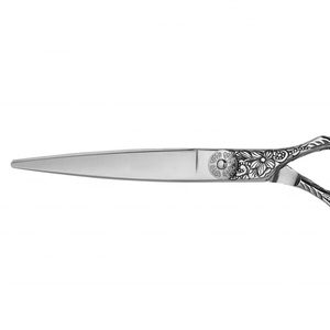 Wholesale Professional Stainless Steel 4Cr13 Ceramic CNC Hairdressing Scissors <b>Set</b> <b>Barber</b> Hair Cutting Thinning Shears Beauty - Product Image 2