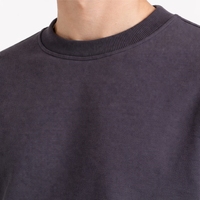 Sudadera de Felpa para Hombre, 100% Algodón, de Alta Calidad, Cuello Redondo, Estilo Casual para Otoño, con Logotipo Personalizado ODM