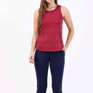 Débardeur uni pour femme de qualité supérieure, directement du fabricant, idéal pour le sport et la gym - Product Image 4