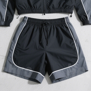 Shorts d'été décontractés pour hommes en toile, taille élastique, séchage rapide, respirants, pour activités de plein air, gym, course à pied, entraînement – Fournisseur d'usine - Product Image 6