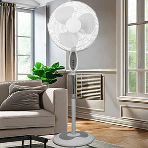 16 Inch Smart Household <b>Stand</b> <b>Fan</b> 3 Speed 400mm PP Blades 18mm Copper Motor Oscillating CE Approved BS Plug - Product Image 1