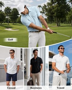 Chemise Homme Premium en Spandex/Polyester avec Poche Anti-Plis, Personnalisable par Broderie et Impression Numérique, Usine OEM ODM - Product Image 5