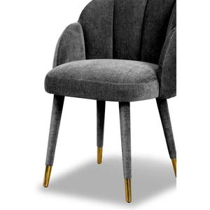 Modern Tufted Velvet Dining <b>Chair</b> with Metal Legs Upholstered Side <b>Chair</b> for Dining Room Home Bar & Hotel Use - Product Image 5
