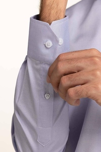 Chemises habillées d'été 2026 pour hommes, coupe ajustée, col rabattu, poignets boutonnés, 100 % coton, écologiques, douces, respirantes et à séchage rapide - Product Image 3