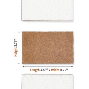 Spugne Scrubber in Cellulosa di Noce Full Circle - Confezione da 6, Potenti Spugne da Cucina Anti-Graffio, Materiale Sostenibile a Base Vegetale - Product Image 3