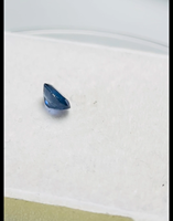 Saphir bleu naturel certifié IGI, taille ovale, 1,03 ct, qualité AAA, avec un lustre sublime, belle couleur, parfait pour la polissage.