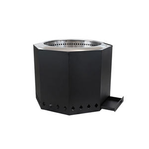 เตาไฟกลางแจ้งแบบโมเดิร์นไร้ควัน เตาไฟไม้สแตนเลสทรงแปดเหลี่ยม รุ่น FP014 - Product Image 2