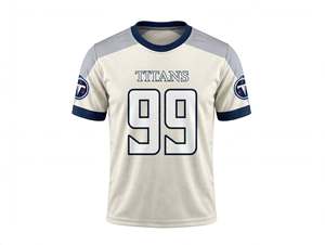 Maillot de football personnalisé pour hommes, avec nom, numéro et logo, manches courtes, respirant, vêtements de sport, uniforme d'entraînement et de match, vente en gros - Product Image 1