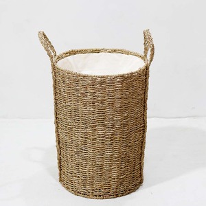 Cesto para Ropa Sucia Multifuncional de Seagrass Rústico Tejido a Mano con Asas, Ecológico, Artex Dong Thap - Product Image 2
