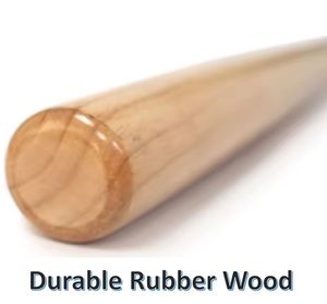 Équipement professionnel de jeu de battes de baseball en bois de caoutchouc de haute qualité pour la vente en gros - Product Image 4