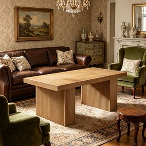 Tavolino Rustico Moderno per Soggiorno, Stile Giapponese, Tavolino da Tè, Tavolino Laterale in Vetro, Tavolini da Caffè Semplici e Moderni - Product Image 6