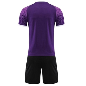 Men's White Soccer Jersey Set Short Sleeve Crew Neck Moisture Wicking <b>Athletic</b> Fit All Seasons Striped Design Black Shorts - Product Image 5