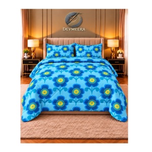 Edredón Individual de Microfibra Económico, 200 GSM, Tela Suave, Relleno de Poliéster, para Ropa de Cama y Pedidos de Exportación al por Mayor - Product Image 1
