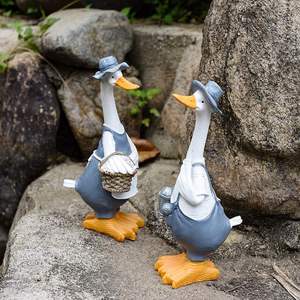 Sculpture de canard créative en résine en gros pour jardin, cour, balcon et porche - Décoration intérieure - Marque D&D - Product Image 4