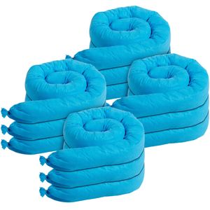 Chaussettes anti-déversement industrielles, lot de 12, universelles, absorbantes, capacité de 20 gallons, 3 po x 47,24 po, résistantes à la moisissure - Product Image 1